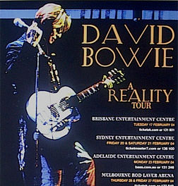 David Bowie presented by TEG Dainty