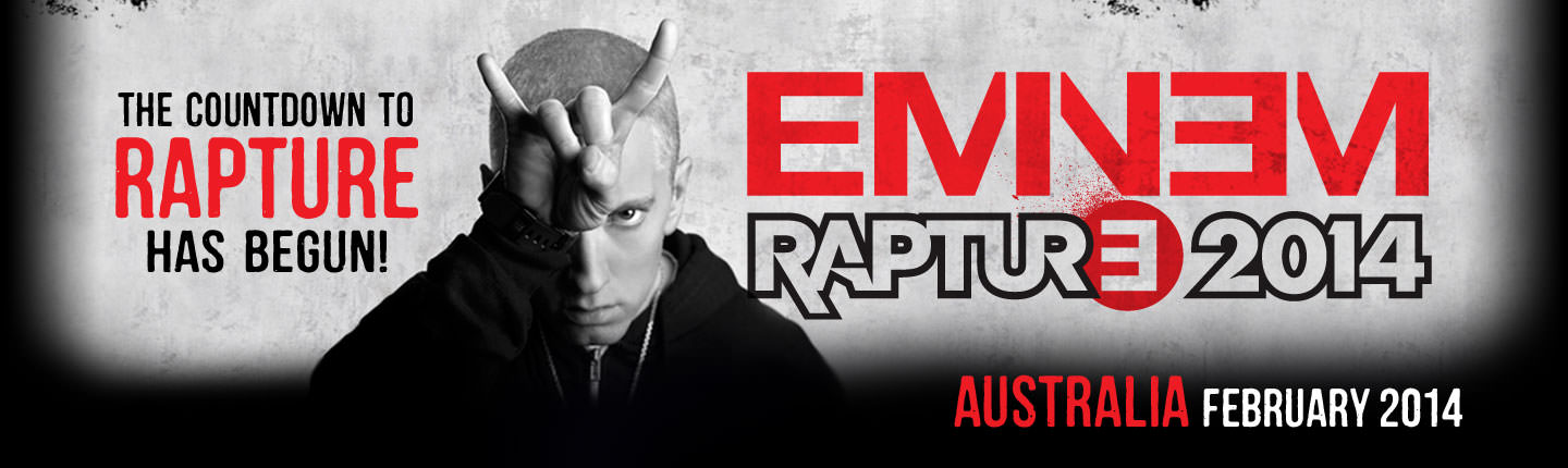 Eminem’s Rapture Australia 2014Eminem presented by TEG Dainty