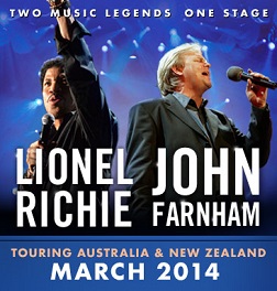Lionel Richie + John Farnham NZ 2014