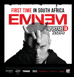 Eminem’s Rapture South Africa 2014