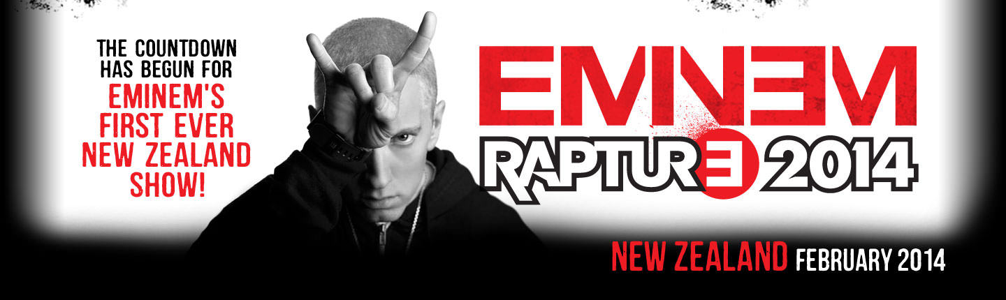 Eminem’s Rapture New Zealand 2014Eminem  presented by TEG Dainty