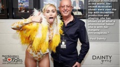 Miley Cyrus with Paul Dainty