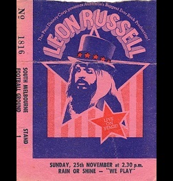 Leon Russell presented by TEG Dainty
