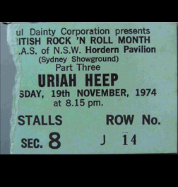 Uriah Heep presented by TEG Dainty
