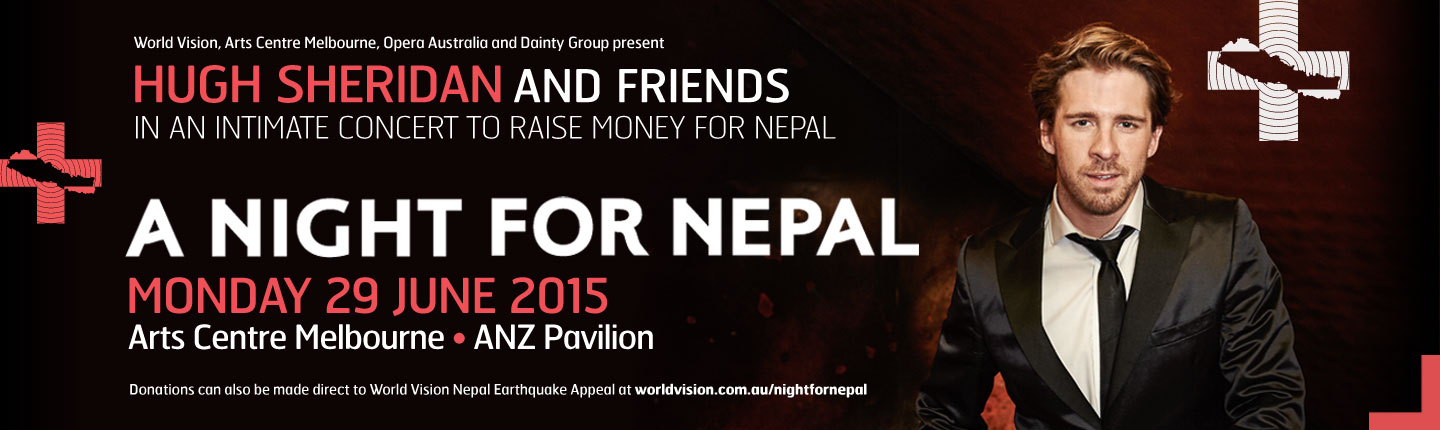 A Night For NepalHUGH SHERIDAN AND FRIENDS  presented by TEG Dainty