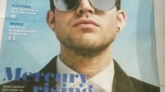 Adam Lambert on the cover of The Sydney Morning Herald Spectrum!