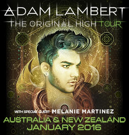 Adam Lambert presented by TEG Dainty