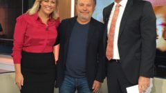 Billy with Sam & Kochie on Sunrise