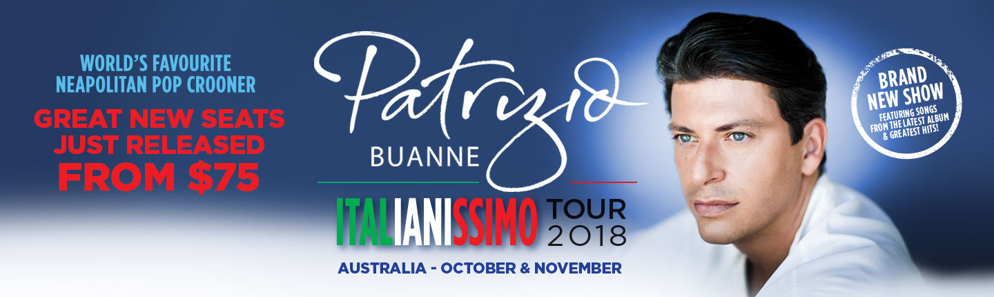 ItalianissimoPatrizio Buanne presented by TEG Dainty