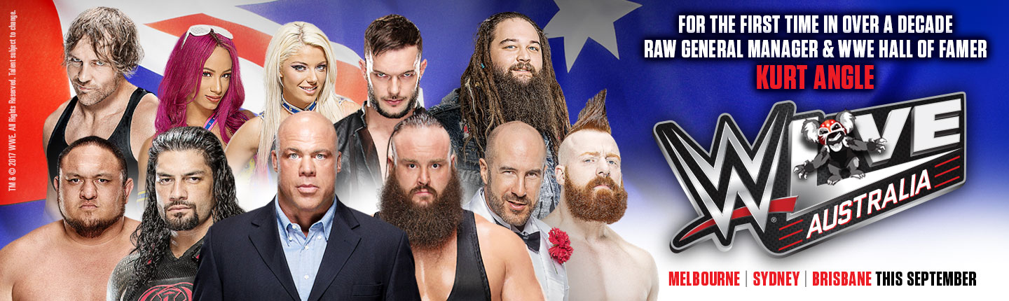 WWE Live: AU+NZWWE®  presented by TEG Dainty